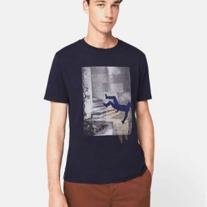 Pinstriped Denim Waistcoat